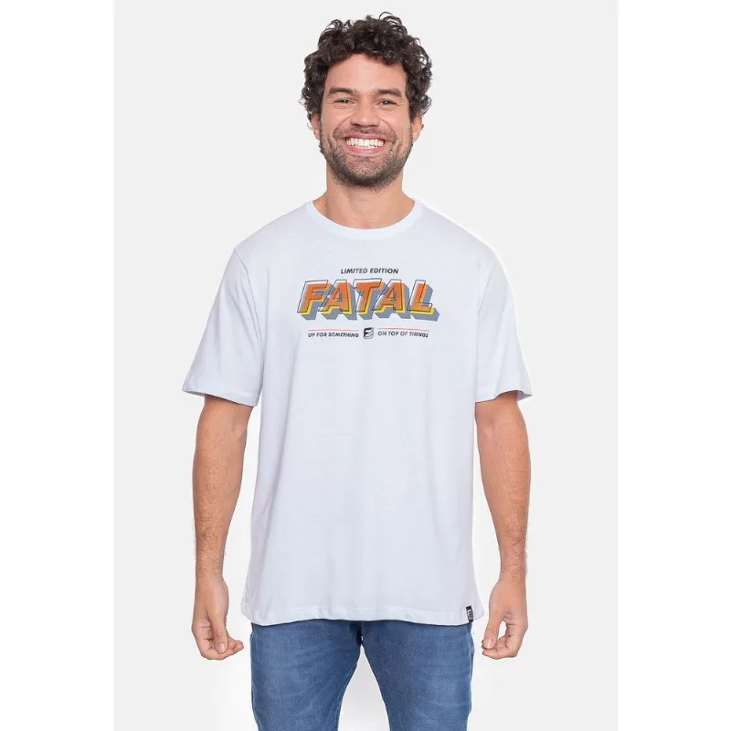 Camiseta Fatal Estampada Branca - GG
