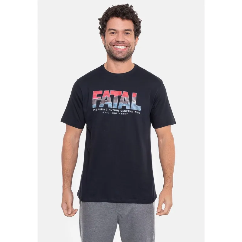 Camiseta Fatal Estamp Snc Preta - P