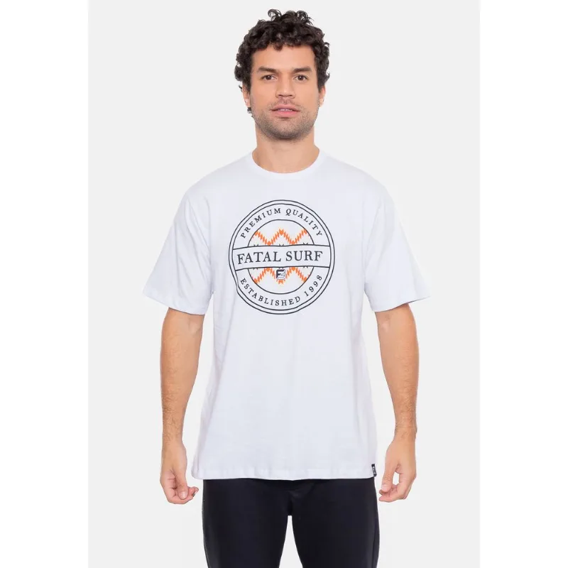 Camiseta Fatal Estampada Branca - GG