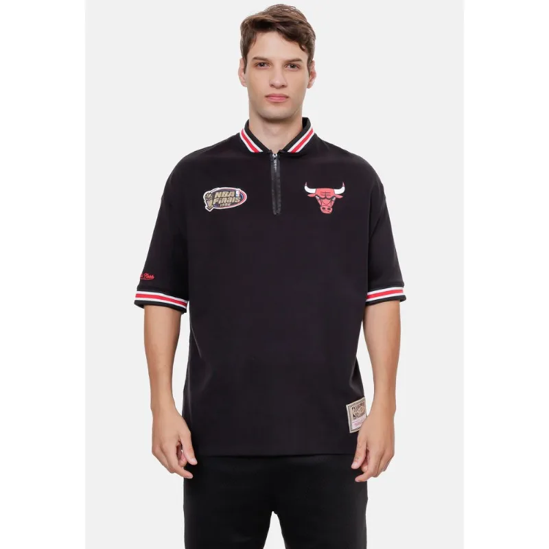 Camiseta Mitchell & Ness Chigaco Bulls Oversize Especial Preta - GG