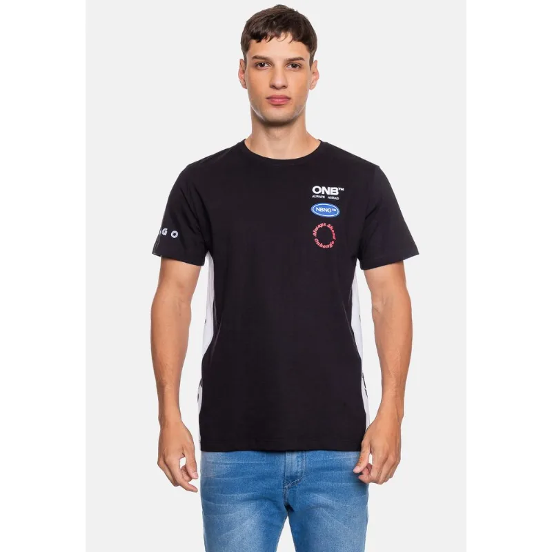 Camiseta Onbongo Masculina Staff Brand Preta - GG