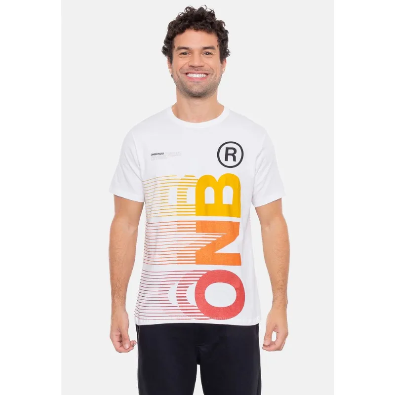 Camiseta Onbongo Estampada Branca Off White - P