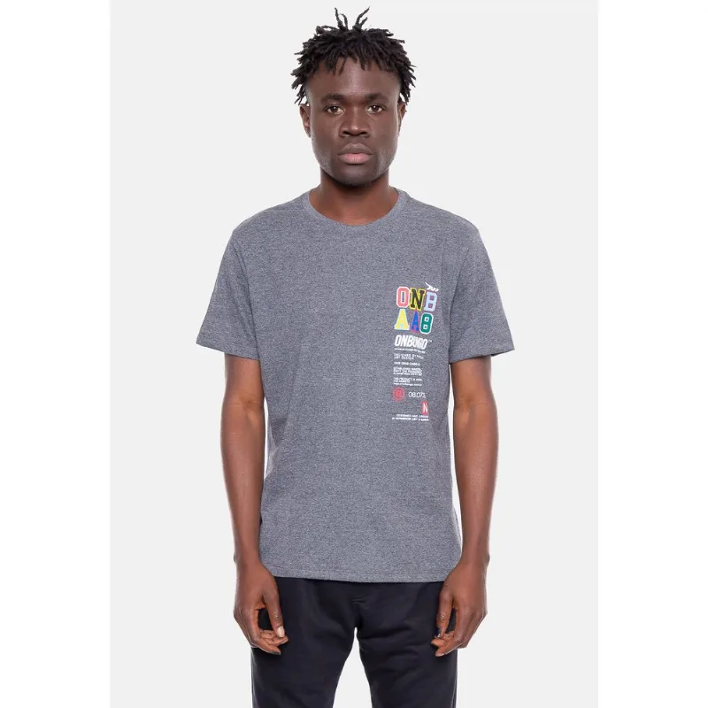 Camiseta Onbongo Cool Grafite Mescla - M
