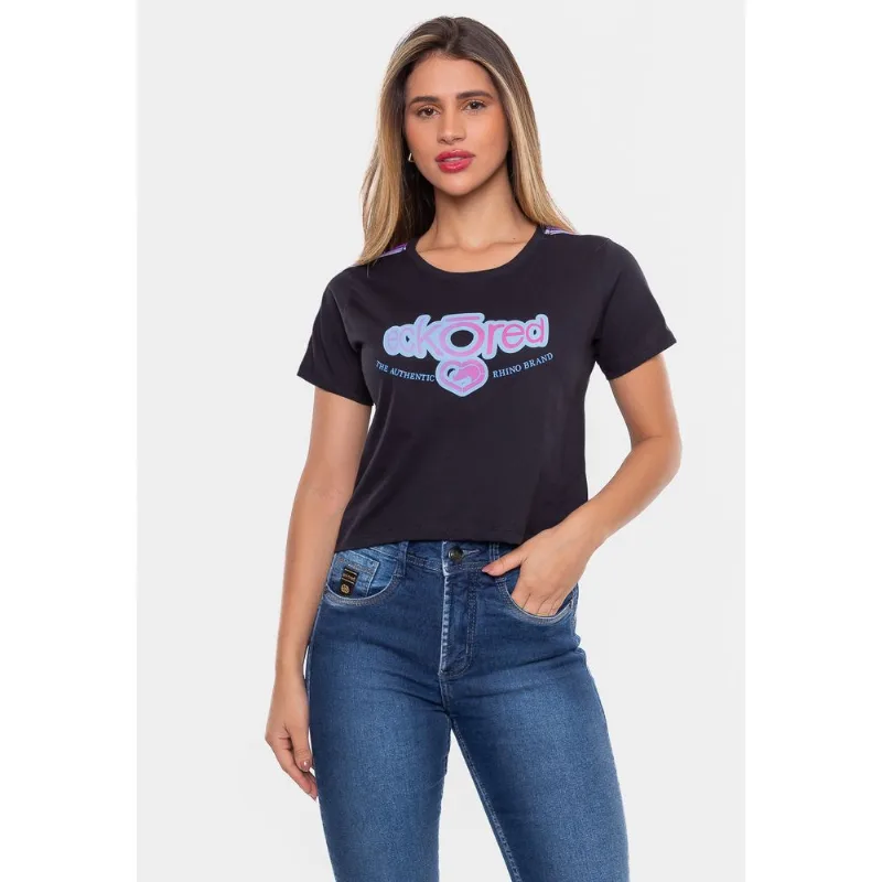 Cropped Ecko Feminina Lary Preta - P