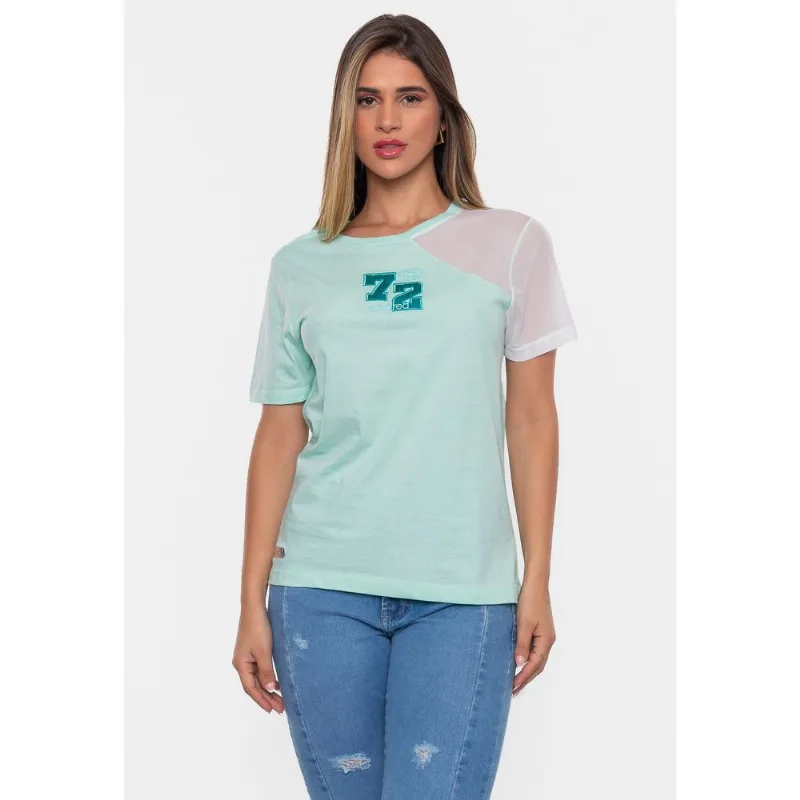 Camiseta Ecko Feminina Estampada Verde - P