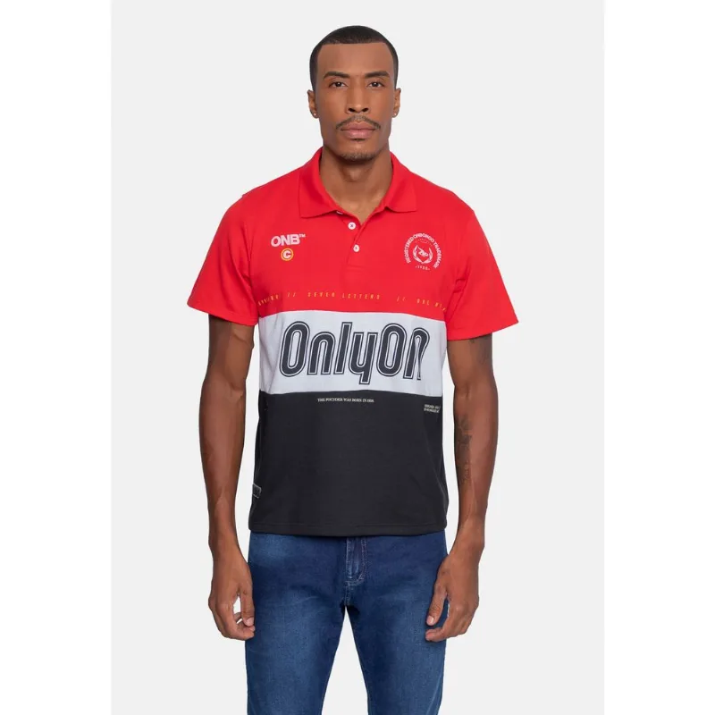 Camisa Polo Onbongo Masculina Vermelha - G
