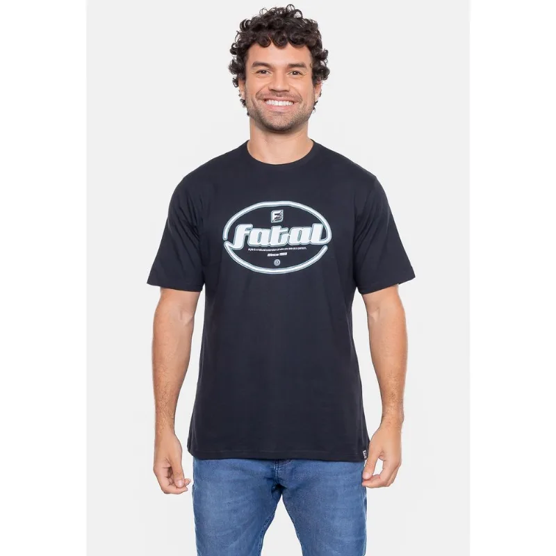 Camiseta Fatal Estampada Person Preta - G