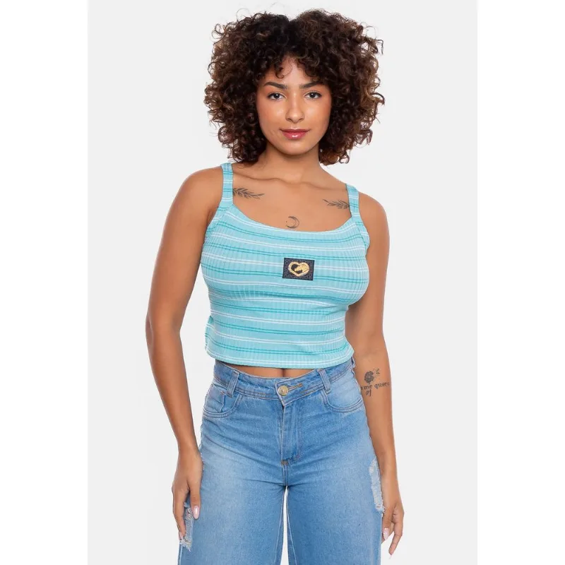 Regata Ecko Feminina Diva Azul Claro - GG