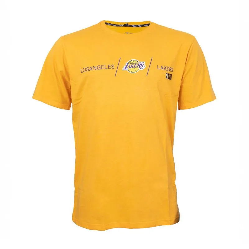 Camisa Masculina de Futebolde Basquete Nba Lakers Amarela - P