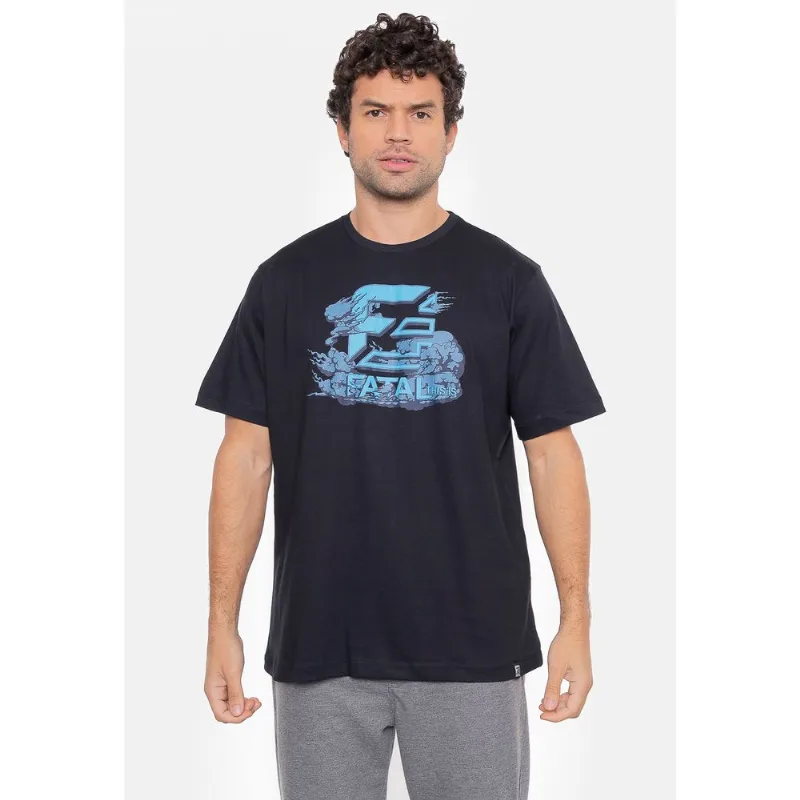 Camiseta Fatal Estampada Preta - M