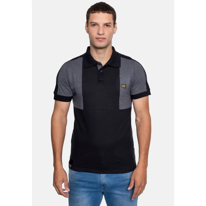 Camisa Polo Ecko Piquet Especial Preta - P