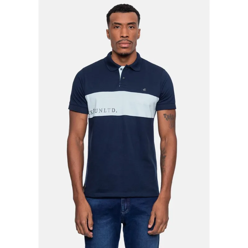 Camisa Polo Ecko Piquet Masculina Club Azul Marinho - P