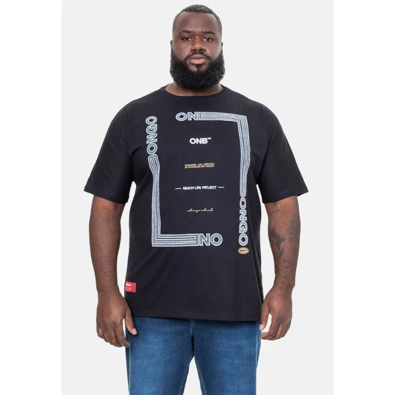 Camiseta Onbongo Plus Size Masculina Preta - Plus M