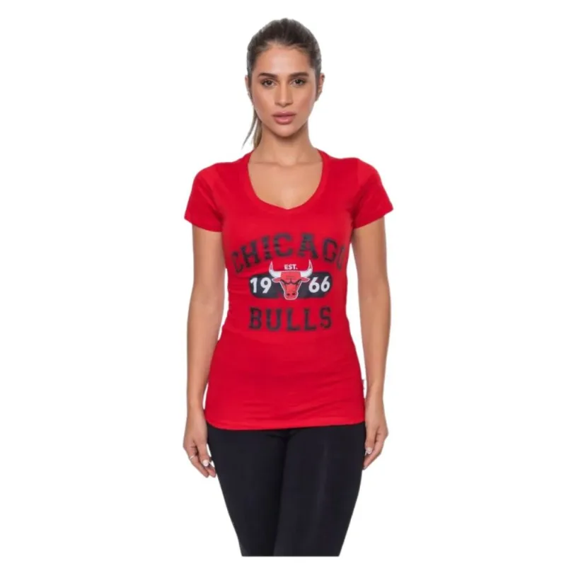 Camiseta Nba Feminina Chicago Bulls Club