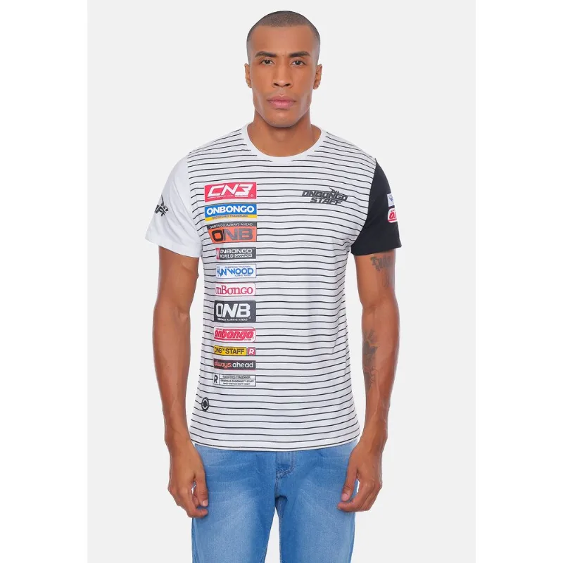 Camiseta Onbongo Staff Especial Wood Branca - G