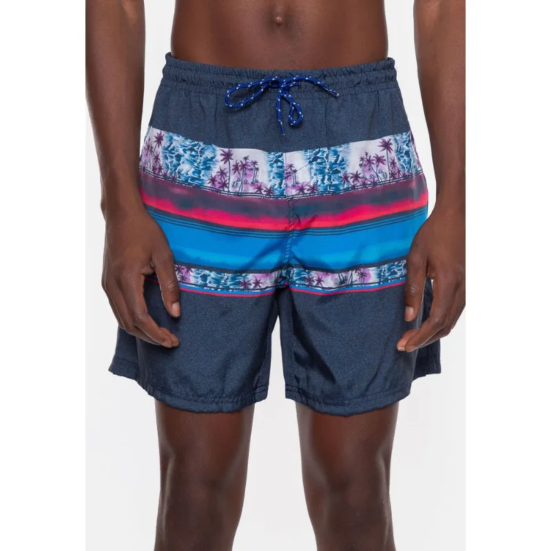 Shorts Fatal Sintético Island Marinho - GG