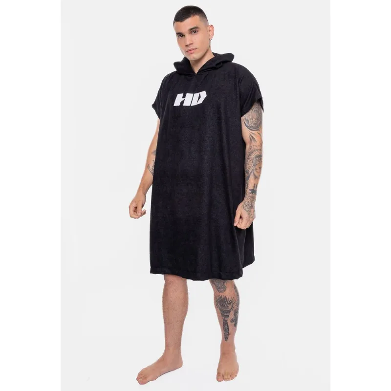 Toalha HD Poncho Preta - ÚNICO