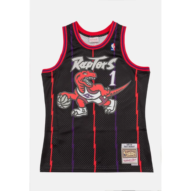 Regata Mitchell & Ness Reload Swingman Jersey Toronto Raptors 1998-99 Tracy McGrady Preta - G