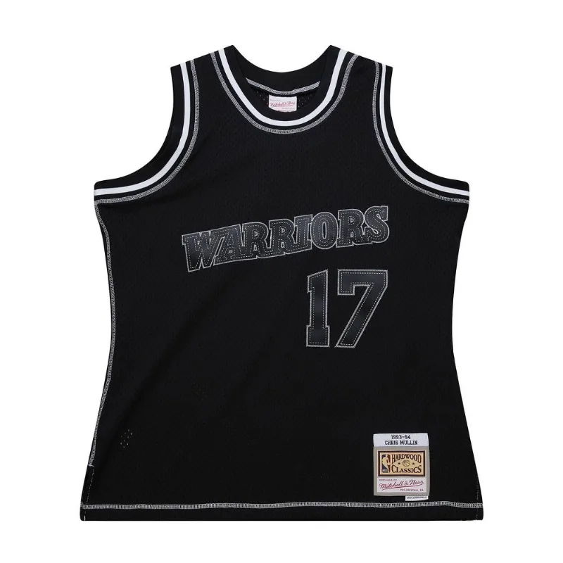 Regata Mitchell & Ness Contrast 2K Swingman Jersey Golden State Warriors 1993-94 Chris Mullin Preta - P