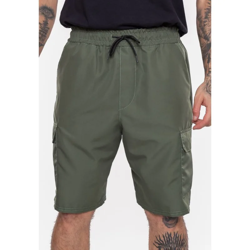 Bermuda Ecko Sintética Verde - GG