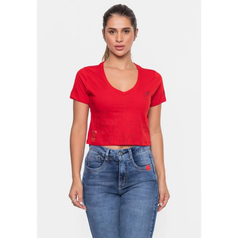 Camiseta Ecko Feminina Especial 30 Anos Vermelha - P