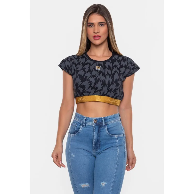 Camiseta Ecko Feminina Especial 30 Anos Preta - G