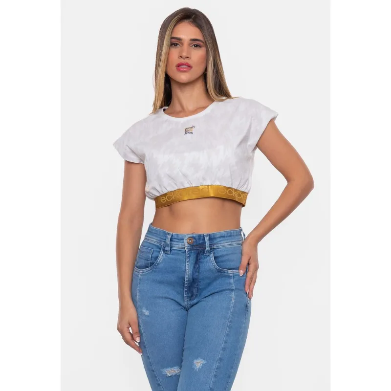 Camiseta Ecko Feminina Especial 30 Anos Off White - P