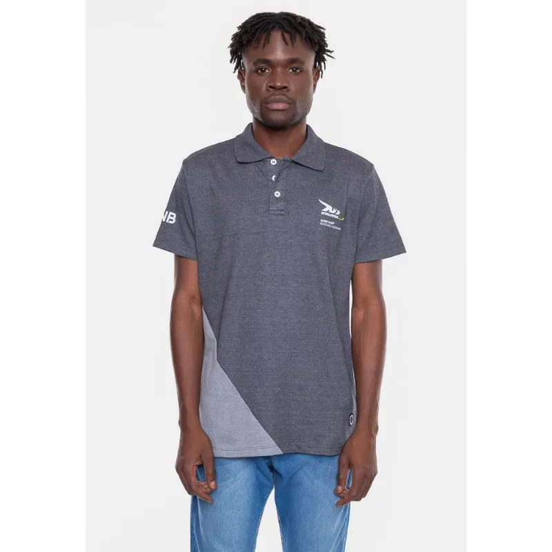 Camisa Polo Onbongo Piquet Preta Mescla - M