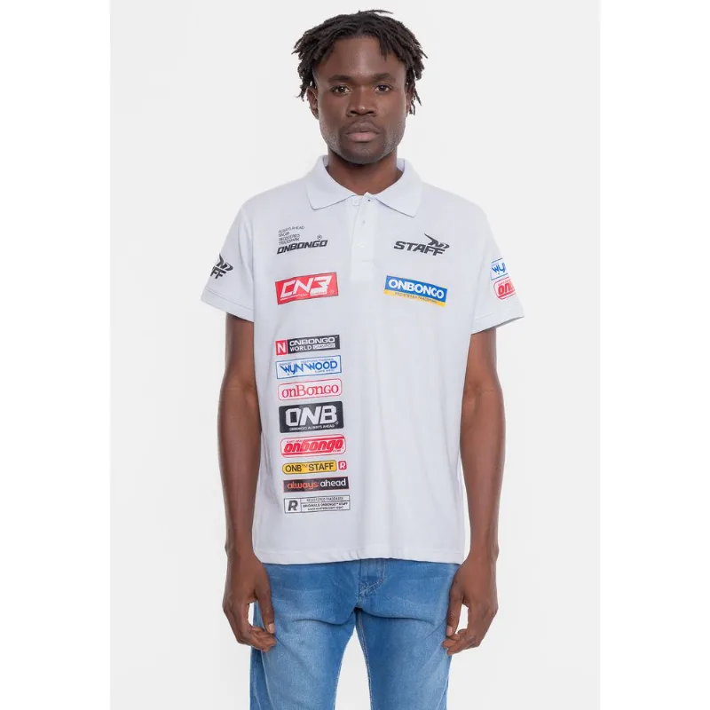 Camisa Polo Onbongo Piquet Hype Staff Branca - GG