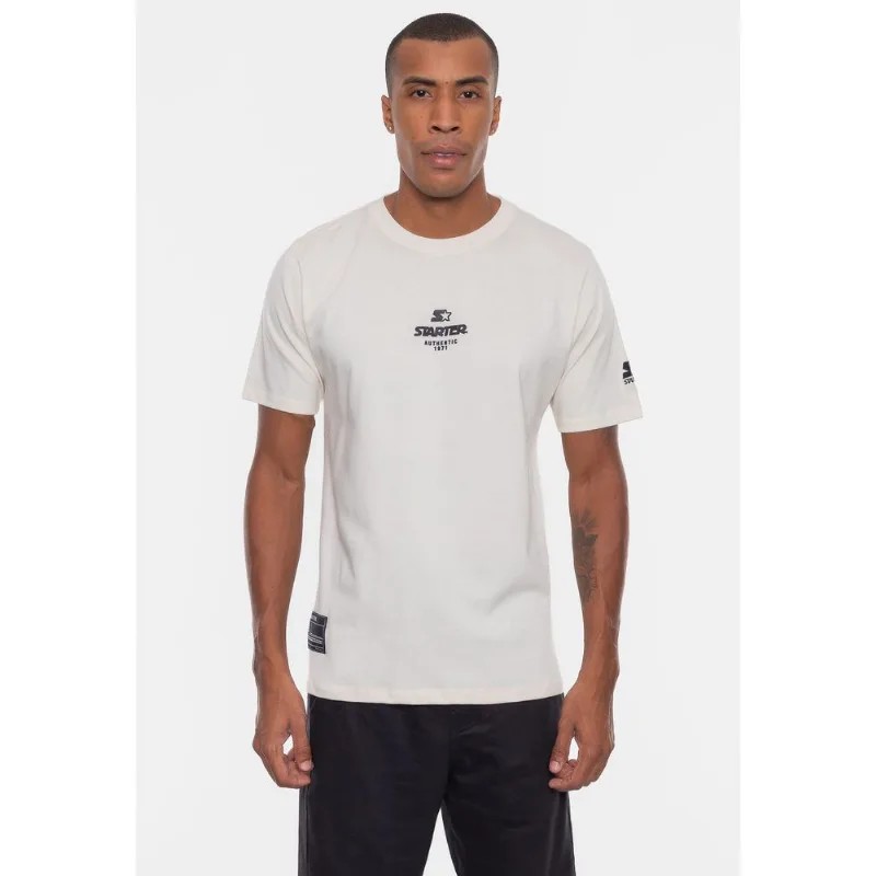 Camiseta Starter Estampada Off White - M