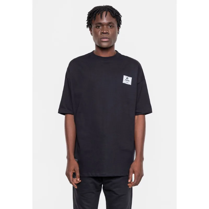 Camiseta Starter Oversized Estampada Preta - P