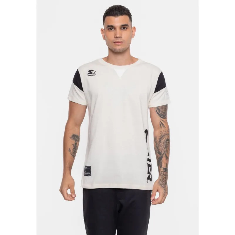 Camiseta Starter Estampada Off White - P