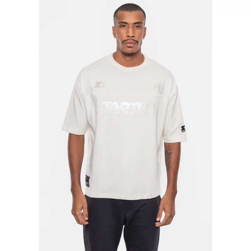 Camiseta Starter Estampada Off White - GG