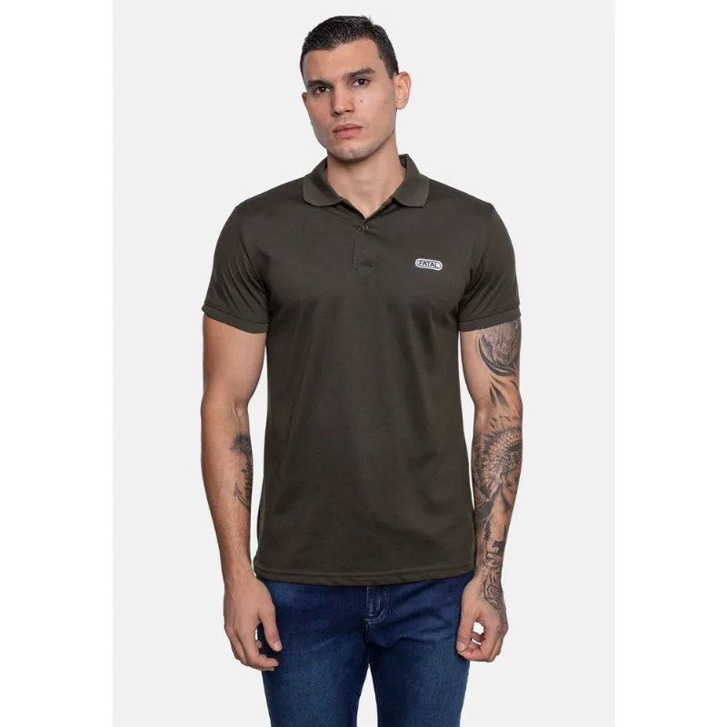 Camisa Polo Fatal Piquet Verde Militar Camisa Fatal Polo Piquet Verde Militar - G