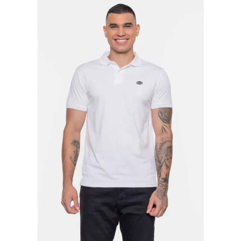 Camisa Polo Fatal Piquet Ligh Branca - M