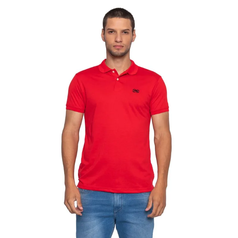Camisa Polo Ecko Piquet Vermelha - P