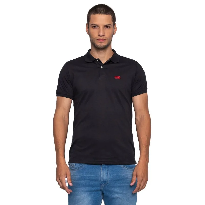 Camisa Polo Ecko Piquet Preta Camisa Ecko Polo Piquet Preta - M
