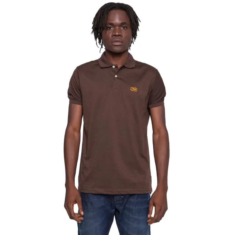 Camisa Polo Ecko Piquet Marrom Camisa Ecko Polo Piquet Marrom - P