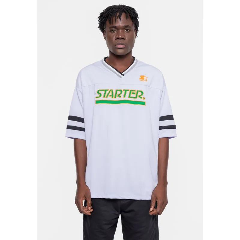Camiseta Starter Oversized Estampada Branca - G