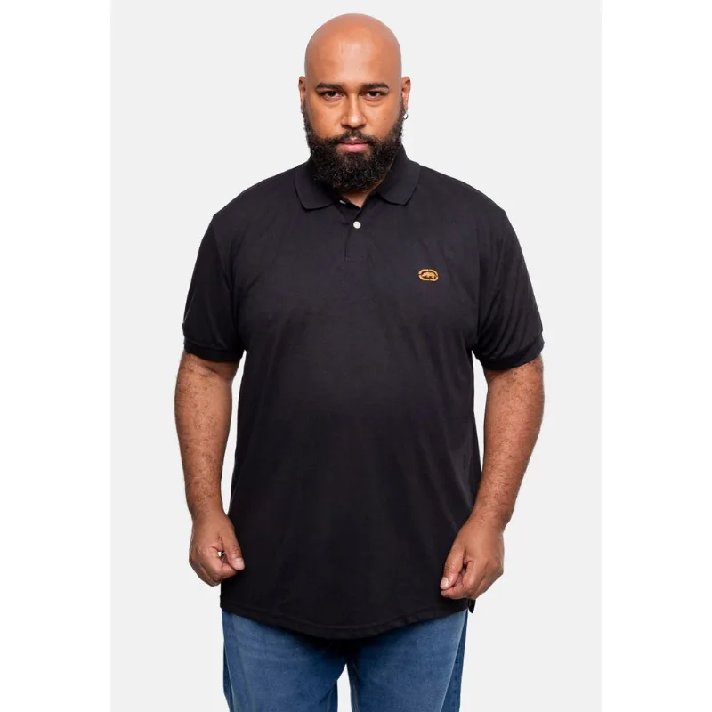 Camisa Polo Ecko Piquet Plus Size Preta Camisa Ecko Polo Piquet Preta - Plus G