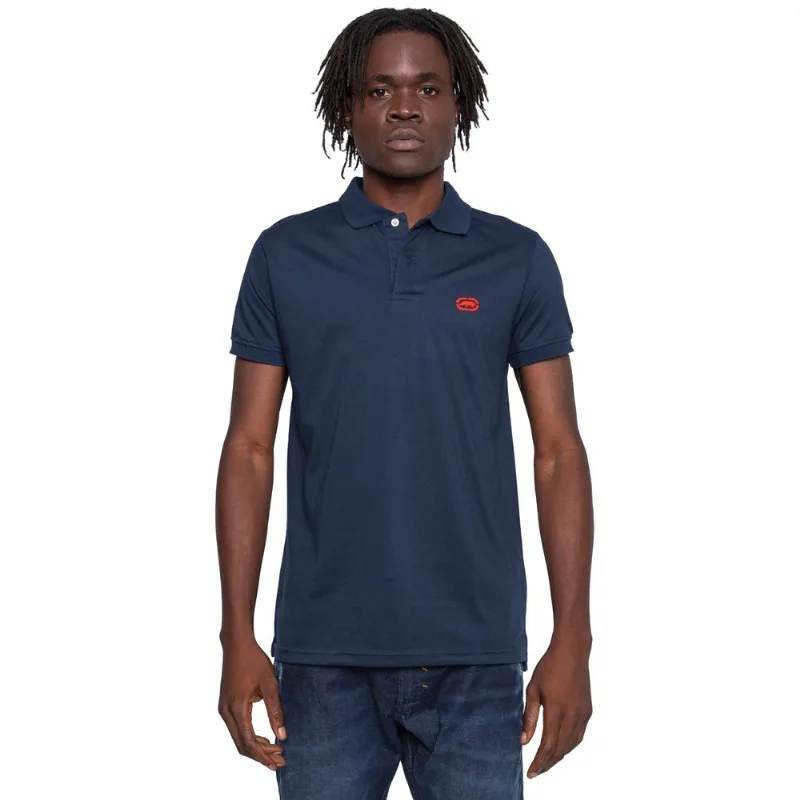 Camisa Polo Ecko Piquet Azul Marinho Camisa Ecko Polo Piquet Azul Marinho - P