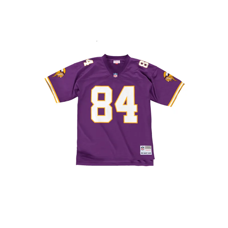 Camisa Mitchell & Ness NFL Legacy Jersey Minnesota Vikings Randy Moss 1998 Roxa - XL