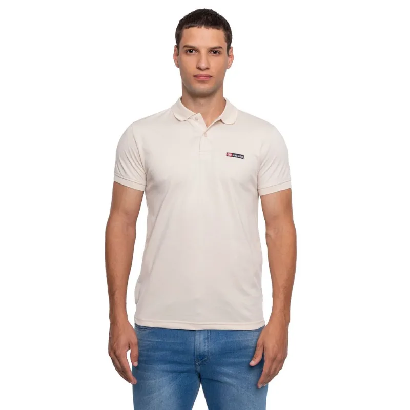 Camisa Polo Ecko Piquet Areia Camisa Ecko Polo Piquet Areia - GG