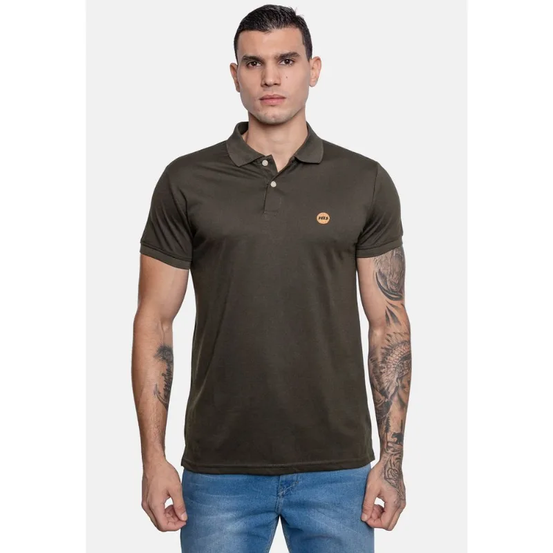 Camisa Polo HD Piquet Verde Militar Camisa HD Polo Piquet Verde Militar - M