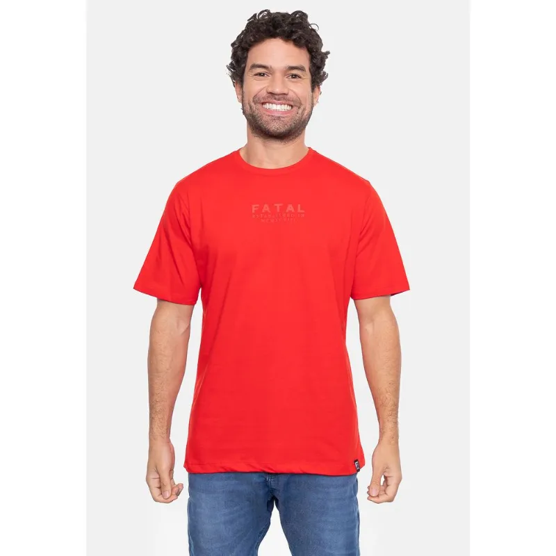 Camiseta Fatal Base Vermelha - GG