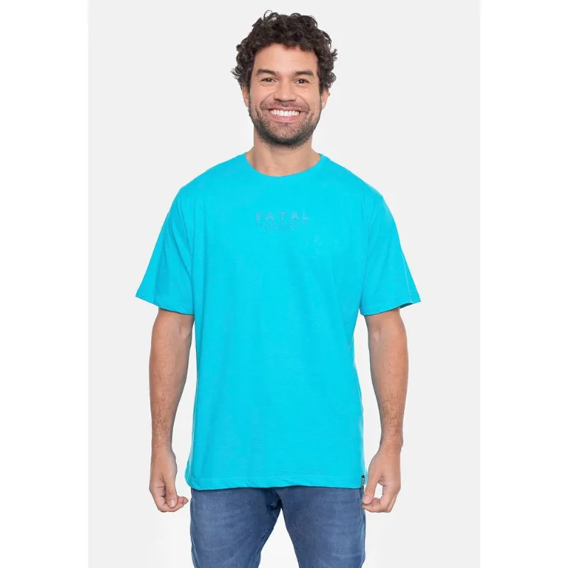 Camiseta Fatal Base Azul Turquesa - GG