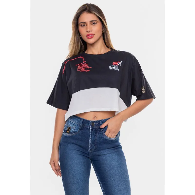 Camiseta Ecko Oversized Feminina Especial 30 Anos Preta - P