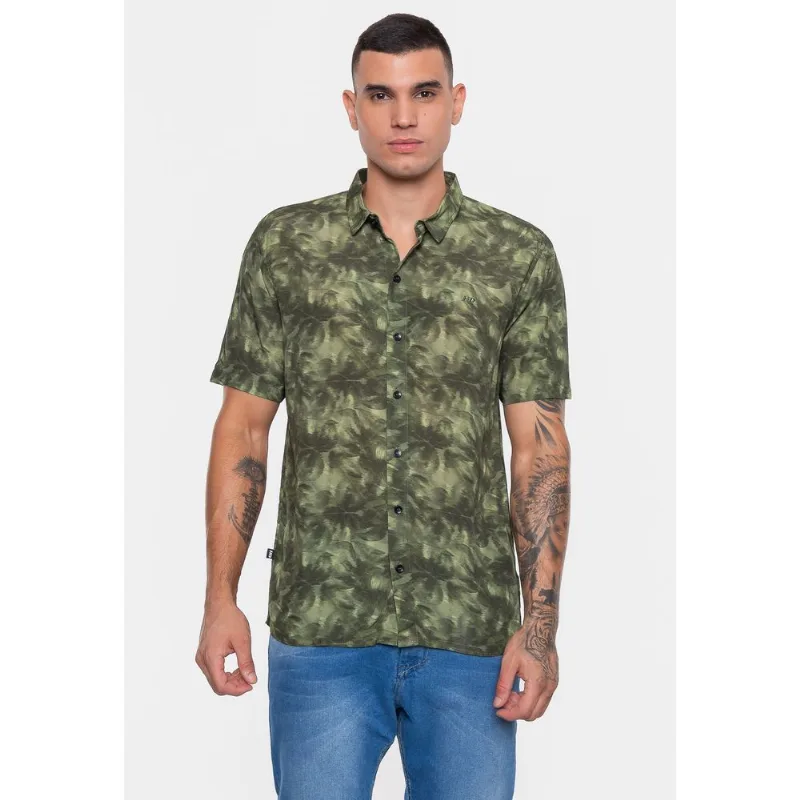 Camisa HD Camo Flow Verde Militar - M
