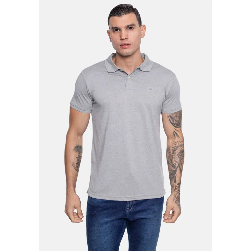 Camisa Polo HD Piquet Cinza Mescla - M