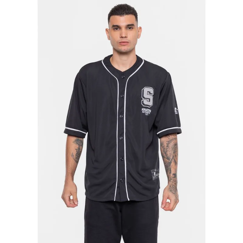 Camisa Starter Oversized Baseball Preta - G